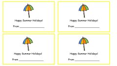 Summer Gift Tags