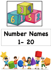 Number names- 1 - 20