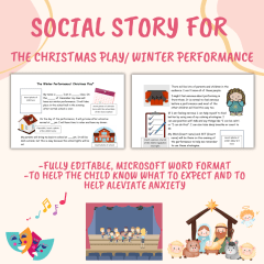 Social Story for The Christmas Play/ Winter Performance