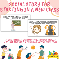 Social Story for Starting in a New Class