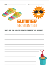 Summer Activity - What are you looking forward to?