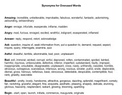 synonyms-for-overused-words