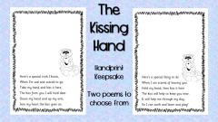 The Kissing Hand - Handprint poem