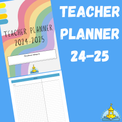 Teacher Planner 2024-2025 GOLD EDITION