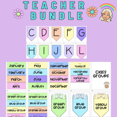 Teacher Bundle- Everything you need to set up your class