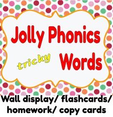Tricky Words (Jolly Phonics) & Assessment sheet