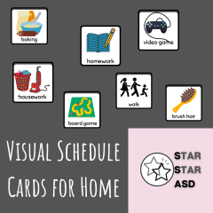 Visual Schedule Cards for Home cover
