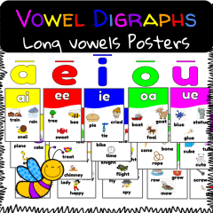 Long Vowel Digraphs Wall Posters