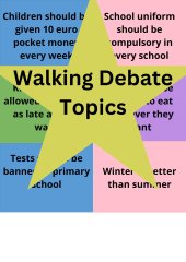 Walking Debate Topic Cards