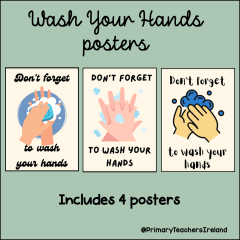 Wash your hands posters
