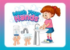 Wash Your Hands Girl Preview