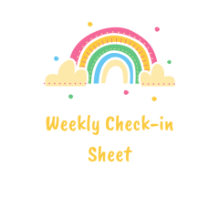 Weekly Check In Sheet