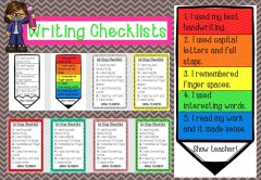 Writing Checklist Preview