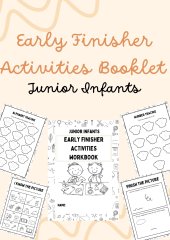 Junior Infants Early Finisher Activities Booklet