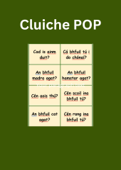 Cluiche POP - Mé Féin + An Scoil (editable)
