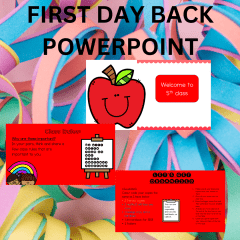 Editable first day back powerpoint