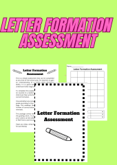 Letter Formation Assessment