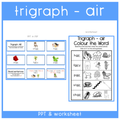 Phonics - Trigraph AIR