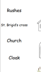 St. Brigid's matching worksheet
