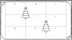 Christmas picture grid (Acrostic alternative)
