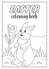 Easter Colouring Pages with suggestions