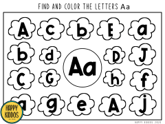 Alphabet Activities: Find the Letters