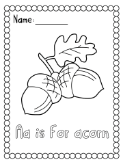 ABC Coloring Pages for Kids