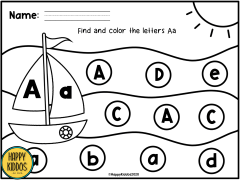 Alphabet Activities : Find the Letters Set 4