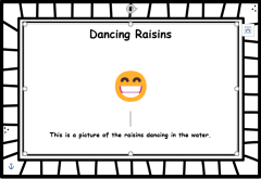 Dancing Raisins Activity  Sheet