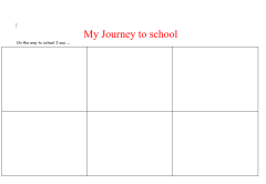 Infants Geography - My Journey to school/The Farm/places I've been pack