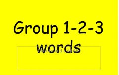 group 1-2-3 words cover photo