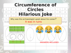 Circumference of A Circle Joke Codebreaker