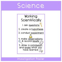 SESE: Science - Investigation Poster
