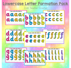 Lowercase Letter Formation Pack