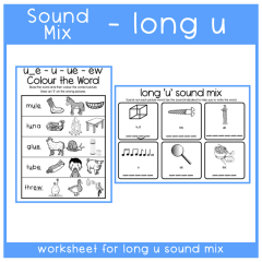 Phonics - Long 'U' Sound Mix
