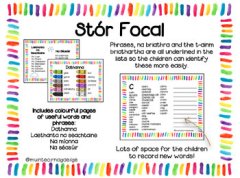 Stór Focal- Word bank and word diary