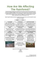 Human Impacts On The Rainforest (Urucu Gas Project)