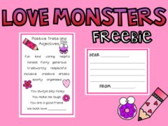 FREEBIE! Love Monster support pack