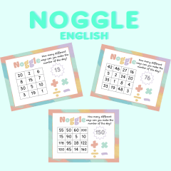 Noggle target boards- English