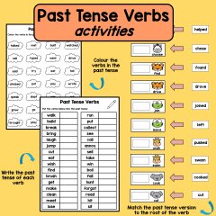 Past Tense Verbs Activities