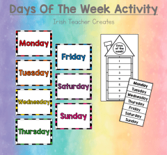 Days Of The Week Cut & Stick Activity