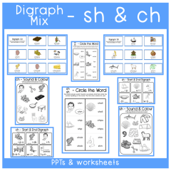 Phonics - Digraph: SH & CH