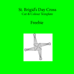 St. Brigid Day Cross Template
