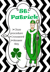 St. Patrick (Cloze Procedure and Crossword)