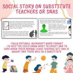Social Story on Substitute Teachers/ SNAs