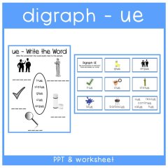 Phonics - Digraph UE