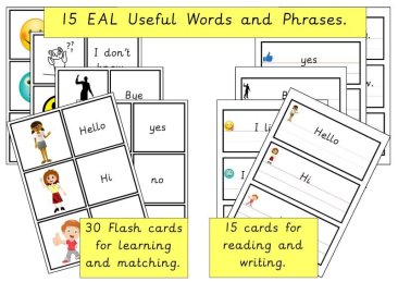 15 EAL Useful Words and Phrases