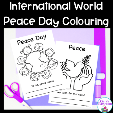 International World Peace Day Colouring