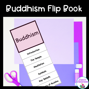 Buddhism World Religion Flip Book