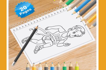 20-Sports-Coloring-Pages-for-Kids-Graphics-6053362-1-1-580x386